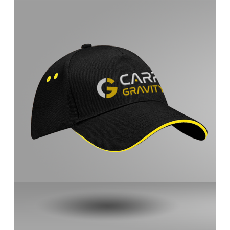 Czapka z daszkiem Czarna Carp Gravity